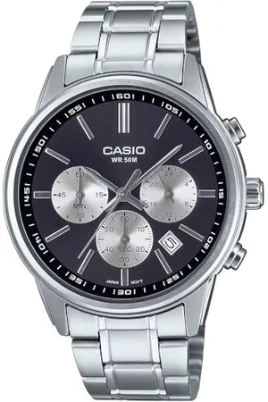 Casio Męski analogowy cyfrowy zegarek kwarcowy Watch MTP-E515D-1AVDF, , bransoletka