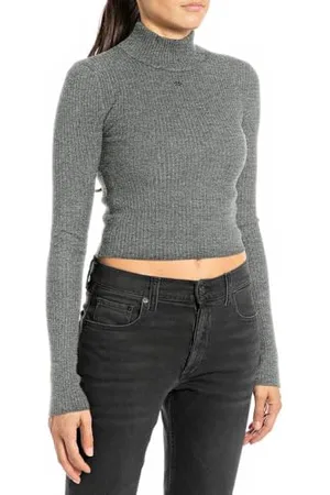 Replay Damski sweter slim fit, , L