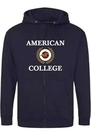 American College Bluza sweter z nadrukiem ciepłe ubrania mieszane męskie i damskie na co dzień model ACSZW7 Navy M, , M