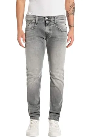 Replay Męskie dżinsy Anbass Slim-Fit Hyperflex ze stretchem, , 36W / 32L