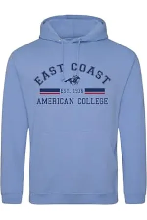 American College Bluza Sweter z nadrukiem Ciepłe ubrania Unisex Dzieci Chłopcy i Dziewczęta Casual Model ACSCW2 Sky Blue 12 LAT, , 12 lat