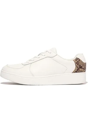 FitFlop Damskie buty rajdowe z nadrukiem węża-backtab skórzane buty sportowe, , 42.5 EU