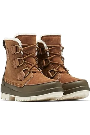 sorel Torino II wodoodporne buty zimowe dla kobiet, Brązowy Velvet Tan X Olive Green, 36 EU