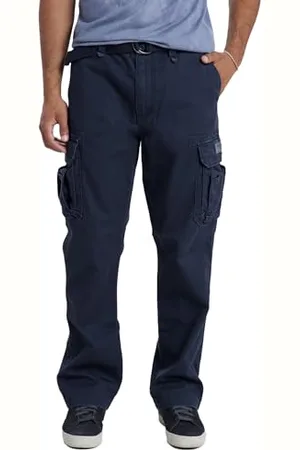 UNIONBAY Męskie spodnie cargo Survivor Iv Relaxed Fit, regularne oraz duże i wysokie rozmiary, 32W / 34L