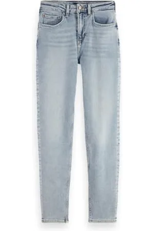 Scotch&Soda Damskie dżinsy Core High Five Super Stretch Slim Takedown Blue, , 28W / 34L