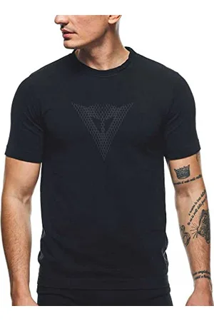 Dainese Męska koszulka z krótkim rękawem, czarna, XS/S, , XS-S