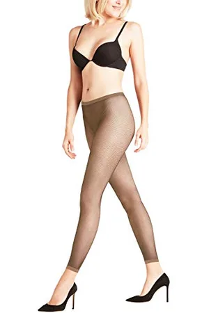 Falke Kobiety Legginsy Net W Le Przezroczyste przezroczyste z wzorem 1 Para, , S