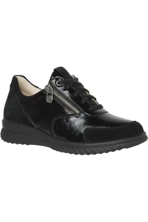 Ganter Damskie buty sportowe Heike-H, czarne, 41 EU szerokie, , 41 EU Weit