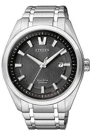 Citizen Mężczyźni Analogue Quartz Eco Drive Titanium Zegarek, , Ø 42 mm