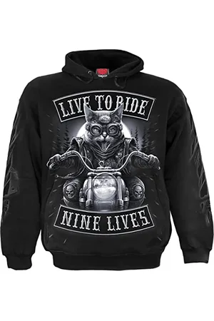 Spiral Nine Lives - bluza z kapturem czarna, , S