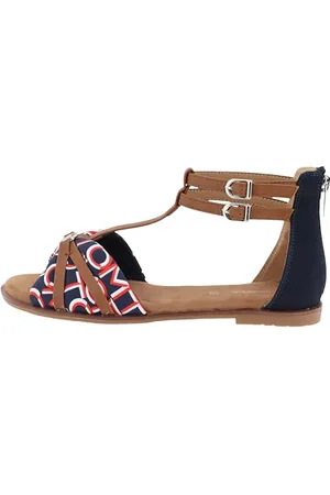 TOM TAILOR Damskie sandały 5390390019, płaskie, granatowe, 40 EU, , 40 EU
