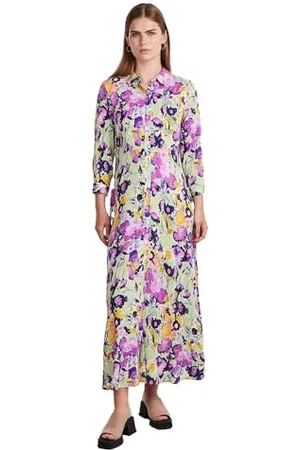 Y.A.S Damska sukienka savanna Long Shirt Dress S. Noos, , S
