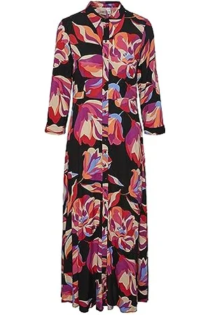 Y.A.S Damska sukienka savanna Long Shirt Dress S. Noos, , XS
