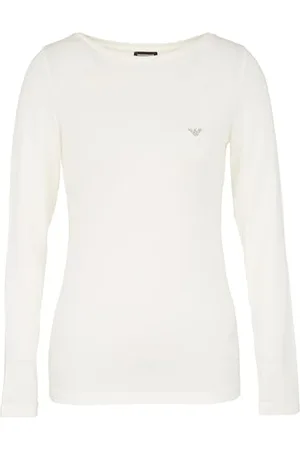 Emporio Armani Koszulka z długim rękawem Fluid Viscose, , L