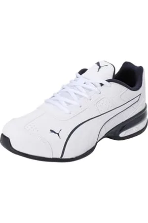 PUMA Buty do biegania szosowego Tazon 7 Evo uniseks, Biały Navy, 37.5 EU