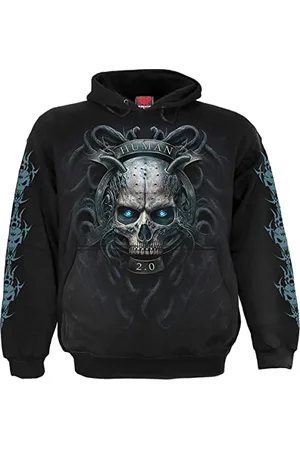 Spiral Human 2.0 - bluza z kapturem czarna, , M