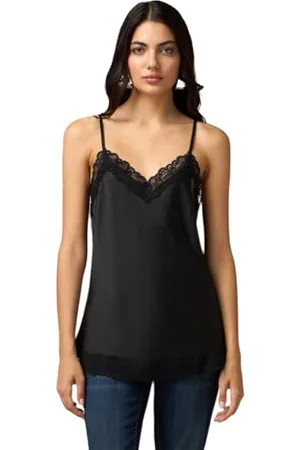 Oltre : Bielizna damska top z satyny i koronki czarna Autum Winter 24, , XL