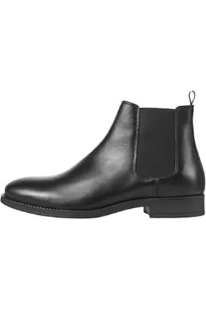 JACK & JONES Męskie buty Jfwargo Leather Chelsea Ln Boot, , 41 EU