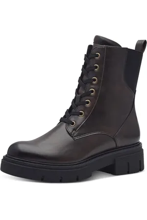 Marco Tozzi Damskie buty Bootie Laced 2-25241-43, modne kozaki, , 38 EU, , 38 EU