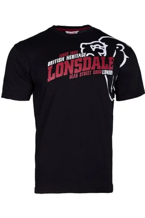 Lonsdale London Męska koszulka z długim rękawem koszulka na ramiączkach Walkey, , S