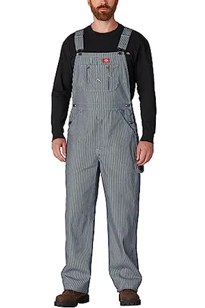 Dickies Męskie spodnie ogrodniczki Hickory Bib, , 30W / 30L