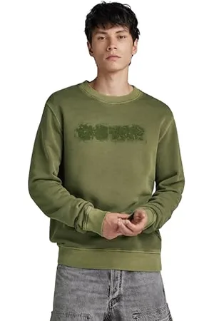 G-Star RAW Distressed Logo r Sweat, , L