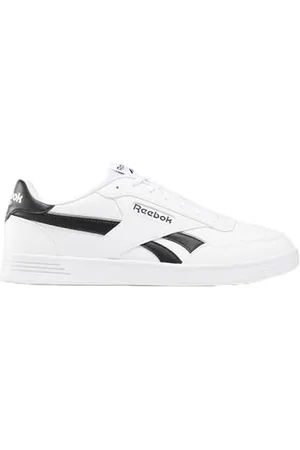 Reebok Męskie buty Court Advance Vegan Sneaker, FTW WHT/CORE BLK/P szare 3, 42 EU, Ftw Wht Core Blk P Szary 3, 9