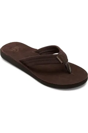Quiksilver Męskie sandały Carver Suede Plus, brązowe 1, 47 EU, , 47 EU