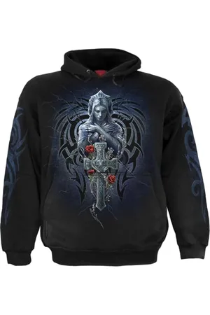 Spiral Żałoba Anioł - bluza z kapturem czarna, , S