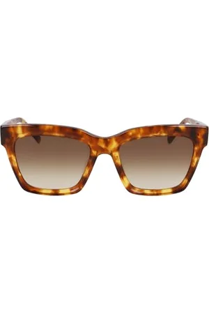 DKNY Damskie okulary przeciwsłoneczne DK551S, Honey Tortoise, jeden rozmiar, , Rozmiar uniwersalny