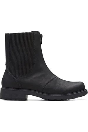 Clarks Orinoco2 Up skórzane buty w kolorze czarnym, standardowy krój, rozmiar 4, , 37 EU