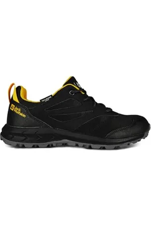 Jack Wolfskin Dzieci uniseks WOODLAND TEXAPORE LOW K buty do chodzenia, egret, 37 EU