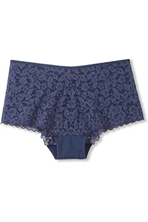 Calida Damskie buty naturalne Comfort Lace Slip, Cobalt Blue, XXS