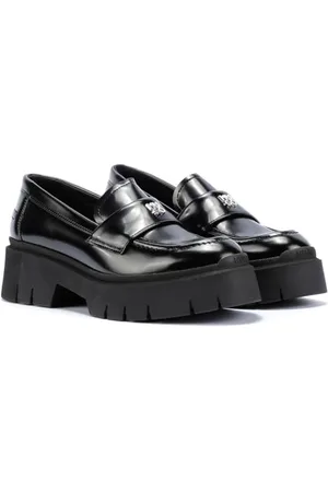 HUGO BOSS Damskie Kris_Loafer_BRPU mokasyny_płaskie, czarne, 39 EU, , 39 EU