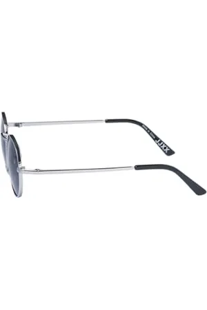 JACK & JONES Damskie okulary przeciwsłoneczne JXBRANDY, srebrny kolor/szczegóły: czarny, jeden rozmiar, , jeden rozmiar