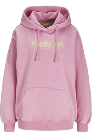 JACK & JONES Jxelizabeth Loose Ls Short Hood SWT bluza z kapturem, , S