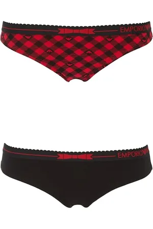 Emporio Armani Tartan Christmas Cotton 2-Pack Brazylijski, , XS