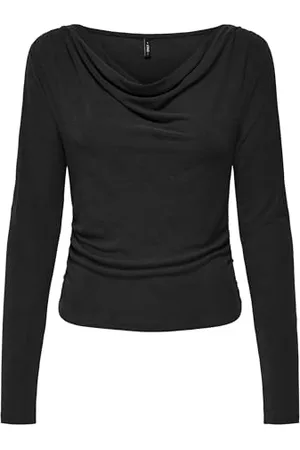 ONLY ONLFREE L/S Structure Boatneck Top JRS, , XS