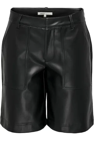 ONLY Onlmiri Life Faux Le Bermudy Spodenki damskie Pnt, , M, , M