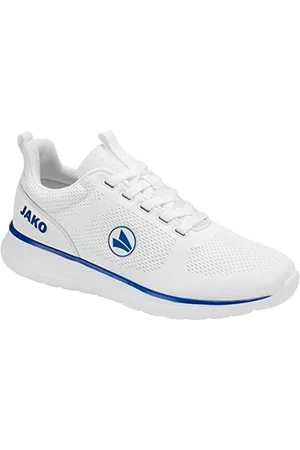 Jako Unisex Team Mesh Sneaker, białe/royal, 38 EU, , 38 EU