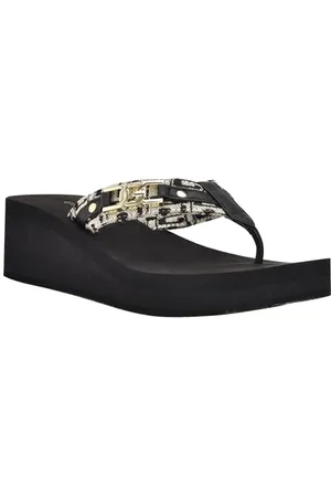 Guess Damskie sandały Ediva Wedge Black 001, 38, , 38.5 EU