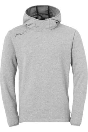 Uhlsport Essential bluza z kapturem ciemny szary melanż 128