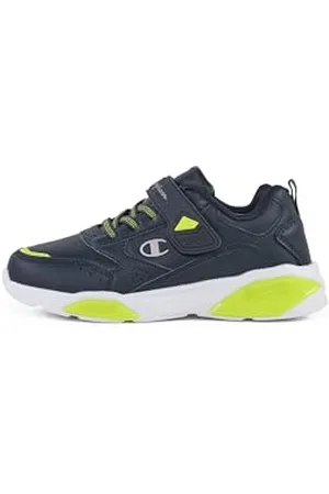 Champion Wave PU B PS Niskie tenisówki, Blu Marino/Limone (BS502), 33 EU, , 33 EU