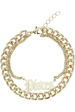 Urban classics Łańcuszek na stopę unisex Zodiac Golden Anklet, kolor koralików, rozmiar L/XL