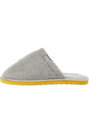 JACK & JONES Jack&JONES JFWHARRY Męskie kapcie z flauszu, szare (FrostGray), 43 EU, , 43 EU