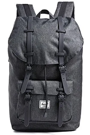 Herschel Supply Company Little America Codzienny plecak na co dzień, Czarny krzyżyk/czarny, Classic 25.0L