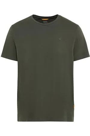 Camel Active Męski Basic T-shirt z krótkim rękawem z okrągłym dekoltem, , M