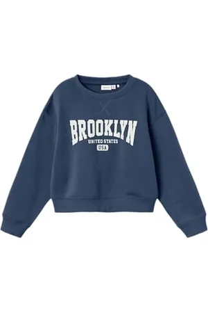 NAME IT Nkfniknaks Ls Short RLX Sweat Bru bluza dziewczęca, , 116