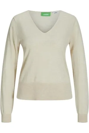 JACK & JONES JXATHENA V-Neck Knit Noos, , XS