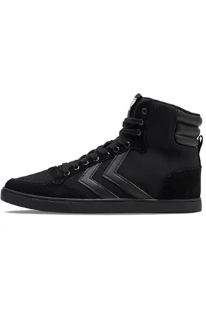 Hummel Unisex Slimmer Stadil Tonal High Sneaker, Black 64 465 2001, 46 EU